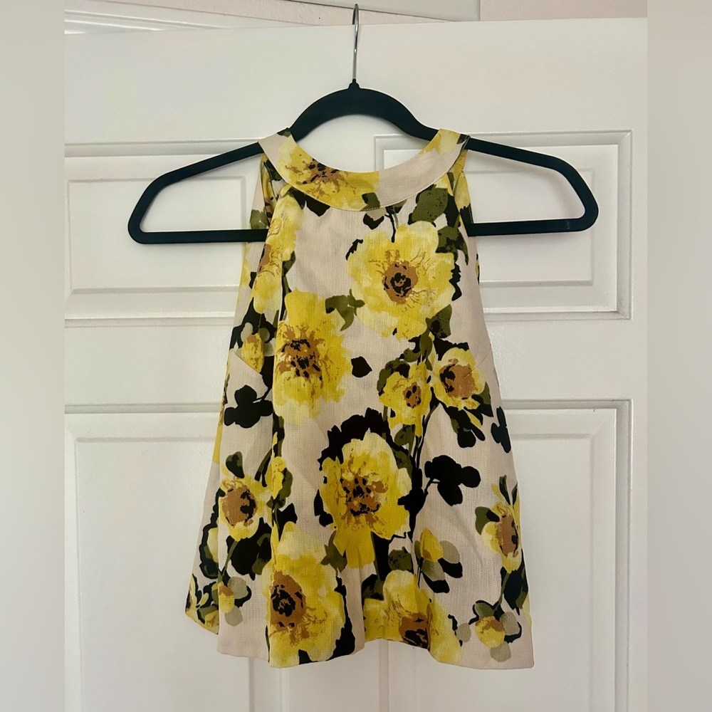 J.O.A. LOS ANGELES Cropped Sunflower Tank